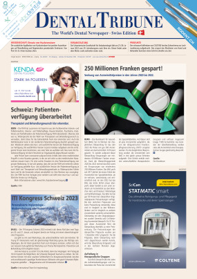 Cover Dental Tribune Schweiz 08/2022