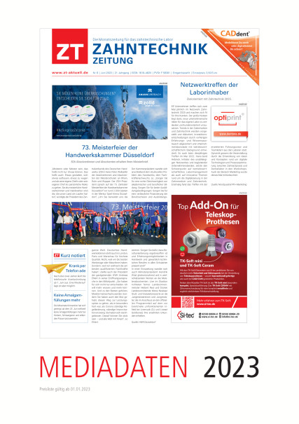 Publication Image for Mediadaten ZT Zahntechnik Zeitung