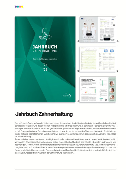 Publication Image for Mediadaten Jahrbuch Zahnerhaltung