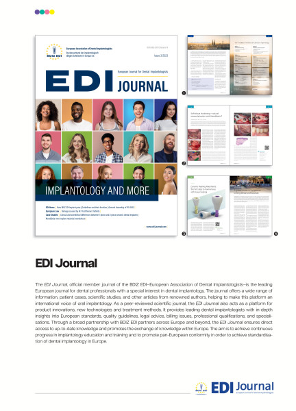 Cover bild gehörig zu Rate card EDI Journal