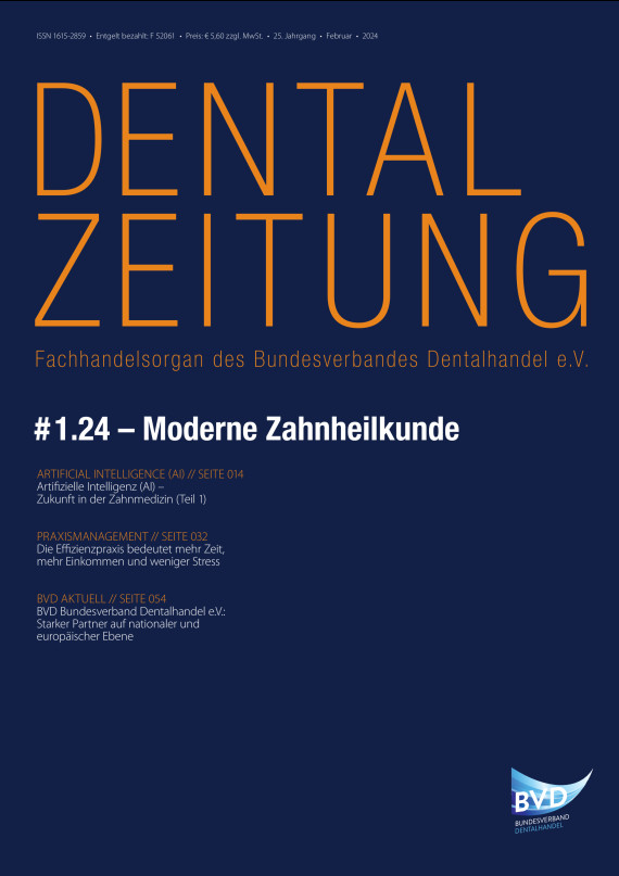 cover zu Dentalzeitung 01/2024