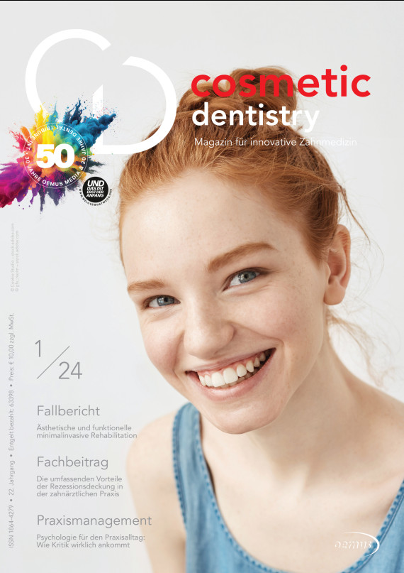 cover zu Cosmetic Dentistry 01/2024