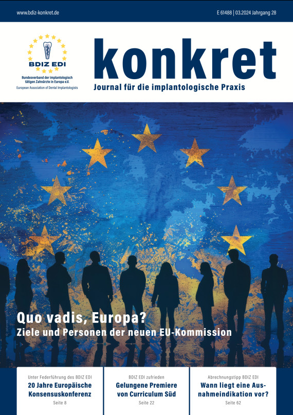 cover zu BDIZ konkret 03/2024