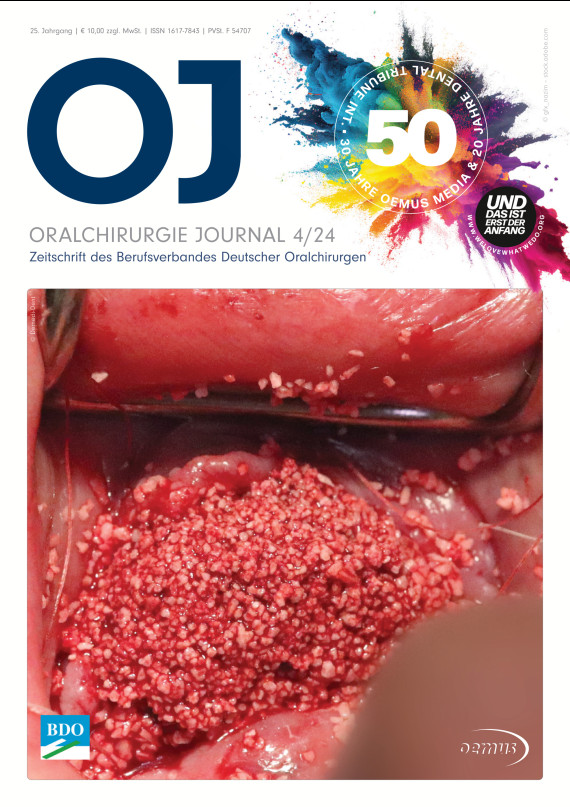 cover zu Oralchirurgie Journal 04/2024