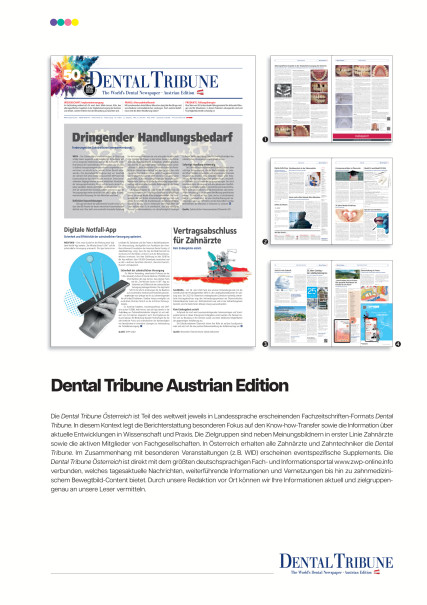 Publication Image for Mediadaten Dental Tribune Austrian