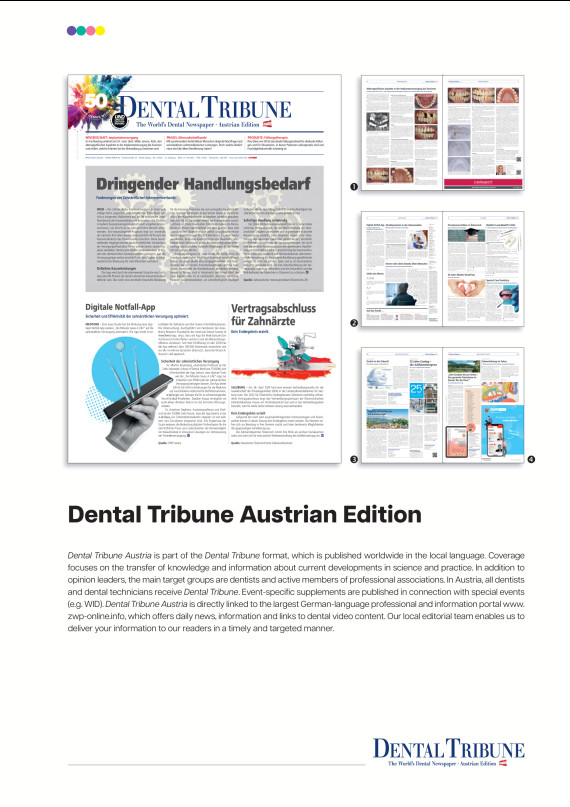 Rate Card Dental Tribune Austrian Edition 2025