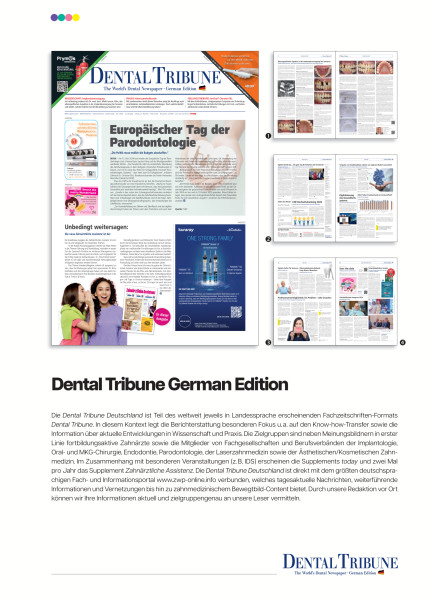 Cover bild gehörig zu Mediadaten Dental Tribune