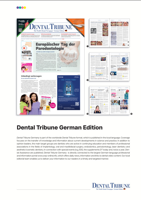 Rate card Dental Tribune Germany 2025