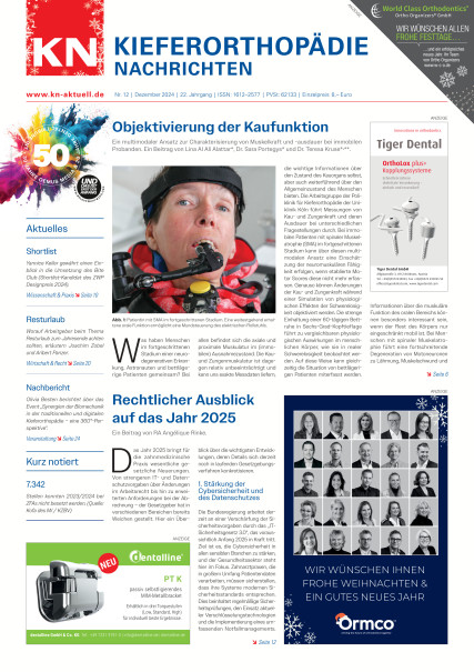 Publication Image for KN Kieferorthopädie Nachrichten