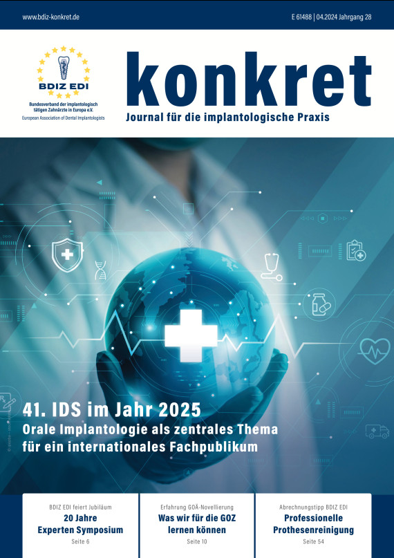 cover zu BDIZ konkret 04/2024