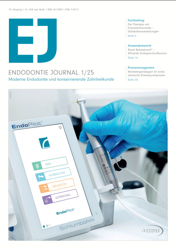 cover zu Endodontie Journal 01/2025