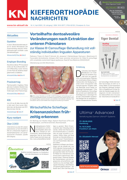 Publication Image for KN Kieferorthopädie Nachrichten