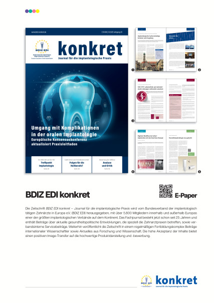 Publication Image for Mediadaten BDIZ EDI Konkret