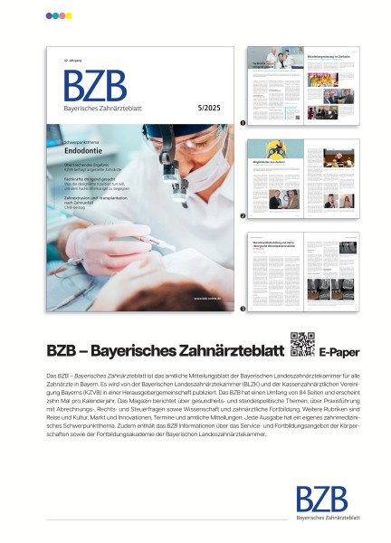 Cover bild gehörig zu Mediadaten Bayerisches Zahnärzteblatt