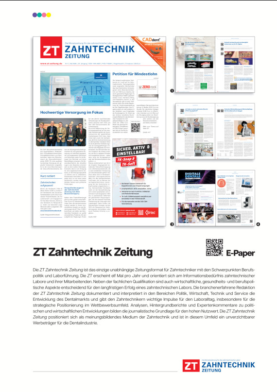 Cover Mediadaten ZT Zahntechnik Zeitung 2026/2026