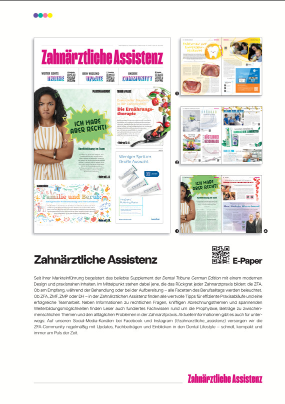 Cover Mediadaten Zahnärztliche Assistenz 2026/2026
