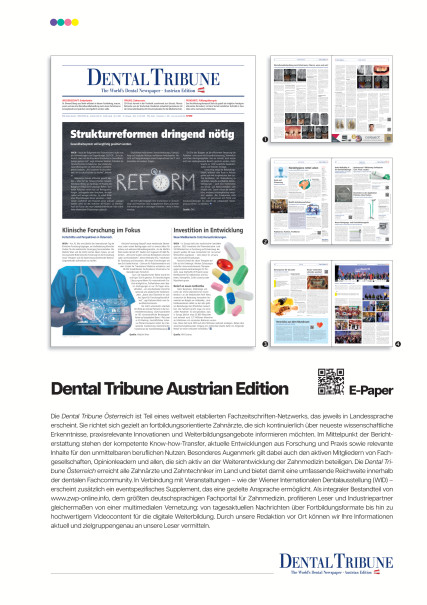 Publication Image for Mediadaten Dental Tribune Austrian