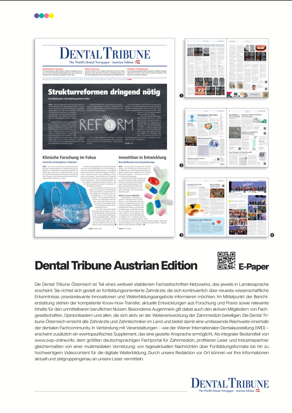 Cover Mediadaten Dental Tribune Austrian 2026/2026