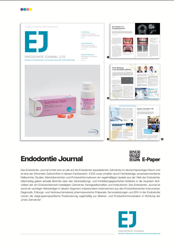 Cover Mediadaten Endodontie Journal 2026/2026
