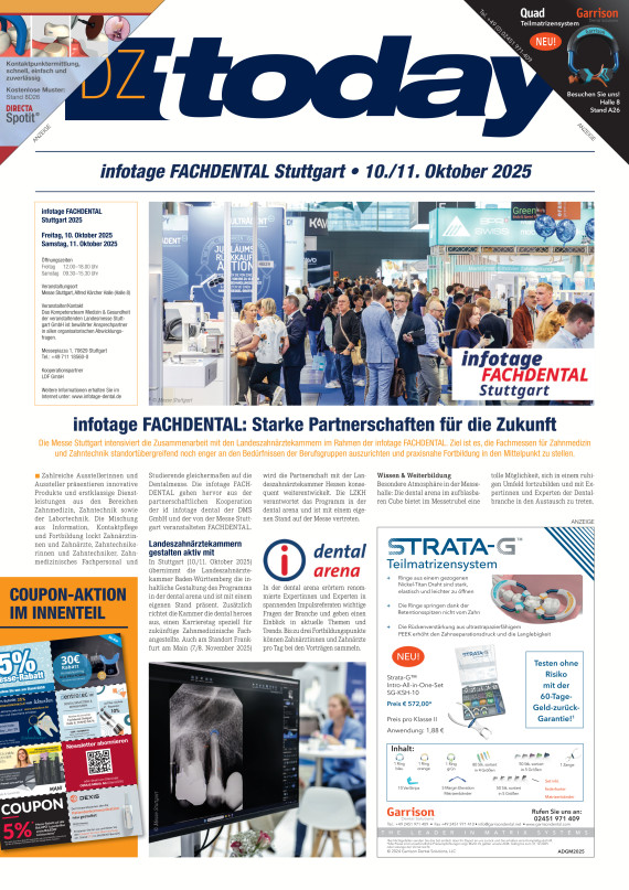 cover zu Dentalzeitung Today 01/2025