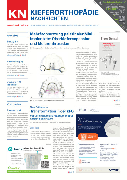 Publication Image for KN Kieferorthopädie Nachrichten