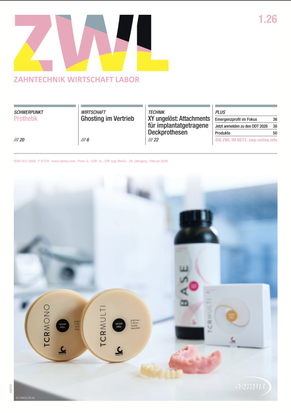 cover zu Zahntechnik Wirtschaft Labor 01/2026