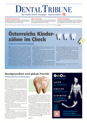 Cover Dental Tribune Österreich 01/2026