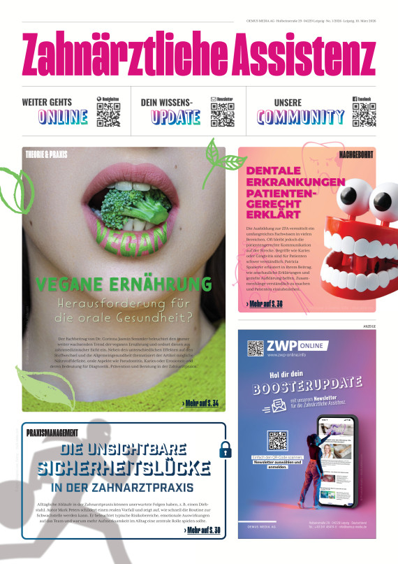cover zu Zahnärztliche Assistenz 01/2026