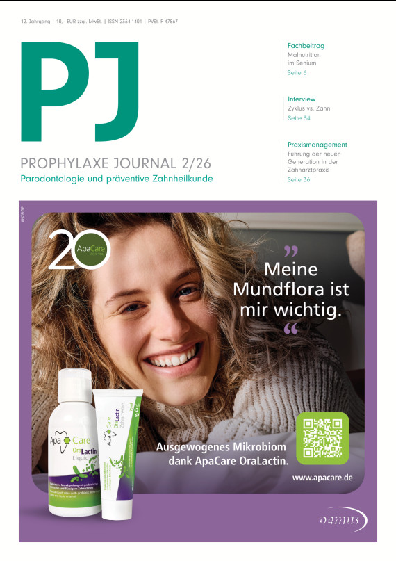 Cover Prophylaxe Journal 02/2026