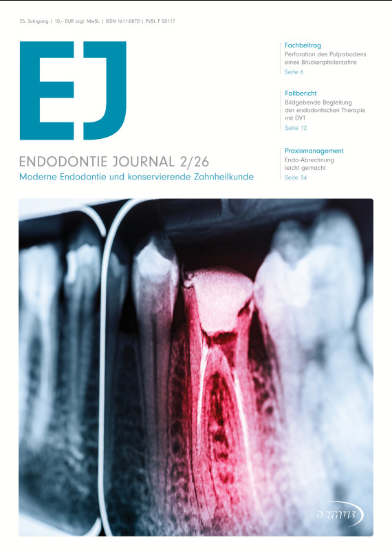 Cover Endodontie Journal 02/2026