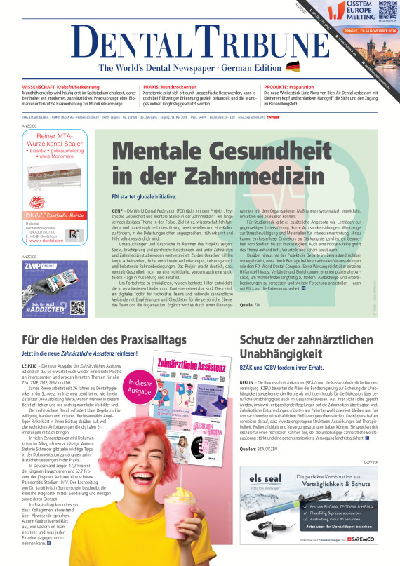 Cover Dental Tribune Deutschland 02/2026