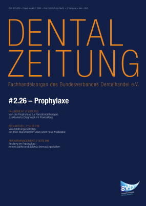 Cover Dentalzeitung 02/2026