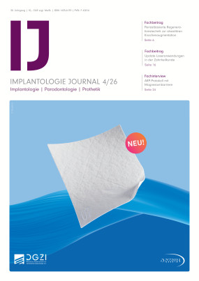 Cover Implantologie Journal 04/2026