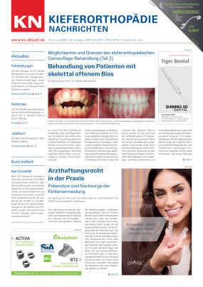 Cover KN Kieferorthopädie Nachrichten 06/2026