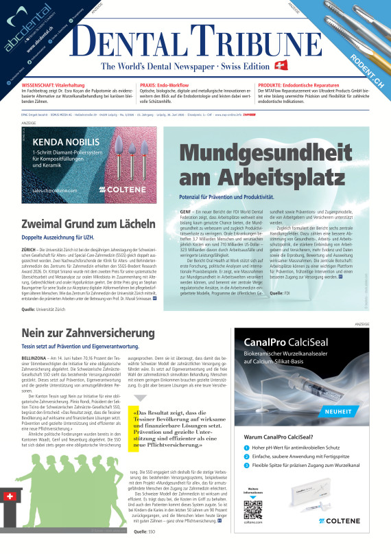 Cover Dental Tribune Schweiz 05/2026