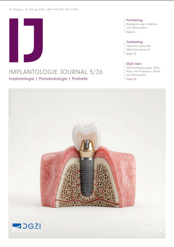 Cover Implantologie Journal 05/2026