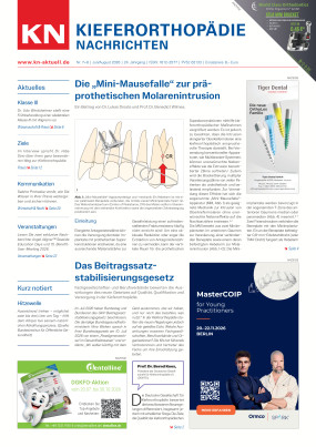 Cover KN Kieferorthopädie Nachrichten 07/2026