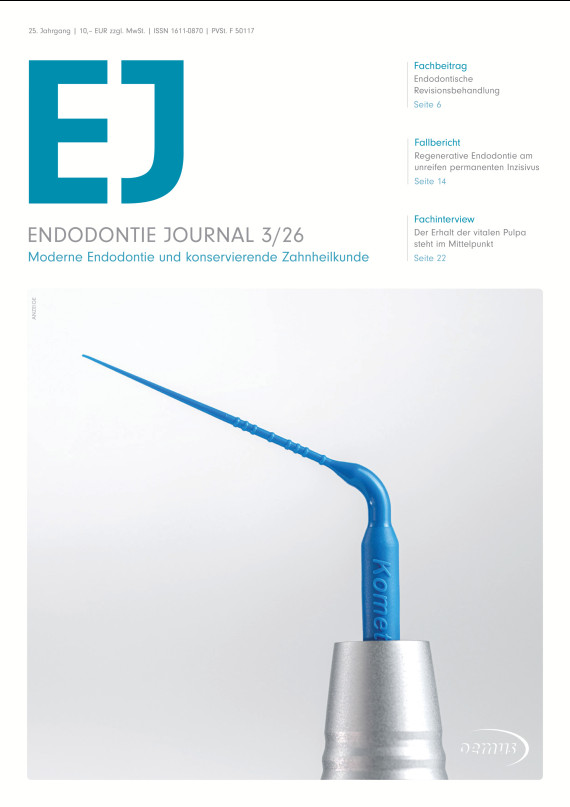 Cover Endodontie Journal 03/2026
