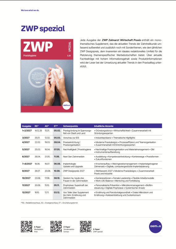 Mediadaten ZWP Spezial 2027