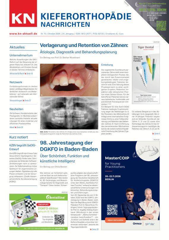 KN Kieferorthopädie Nachrichten 10/2026